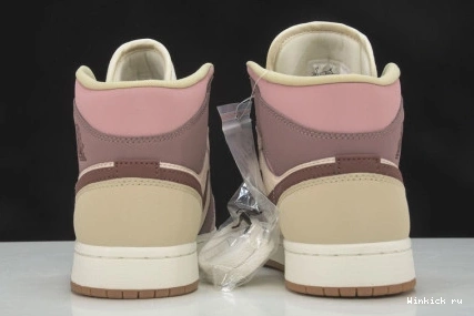 Mid 1 Mauve Pony Jordan Dark Smoky SE Air 0907